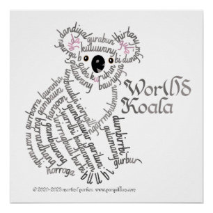 Monde Monde Poster Koala