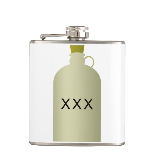 Mondenschein-Krug-Flasche Flachmann (Vorderseite)