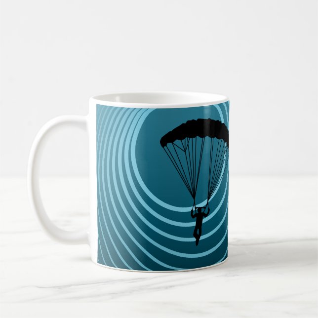 Mondenschein Skydiver Kaffeetasse (Links)