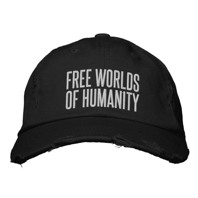 Mondes libres de l'humanité casquette 2.0 (Devant)
