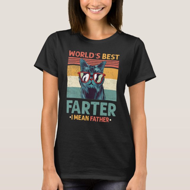Mondes Meilleur Farter Je veux dire Père t-shirt M (Devant)