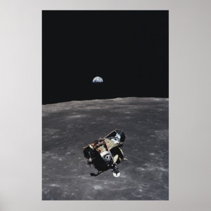 Mondfähre "Eagle " Apollo 11 Poster