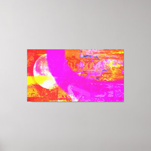 Mondfeuer Leinwanddruck