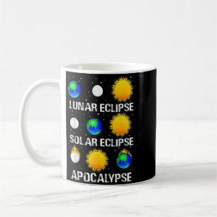 Mondfinsternis und Weltuntergang Lustige Wissensch Kaffeetasse