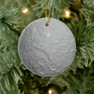 Mondfläche im Weltraum Keramikornament