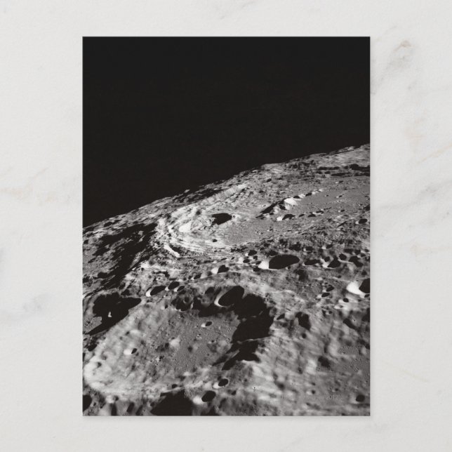Mondfläche und Horizont Postkarte (Vorderseite)