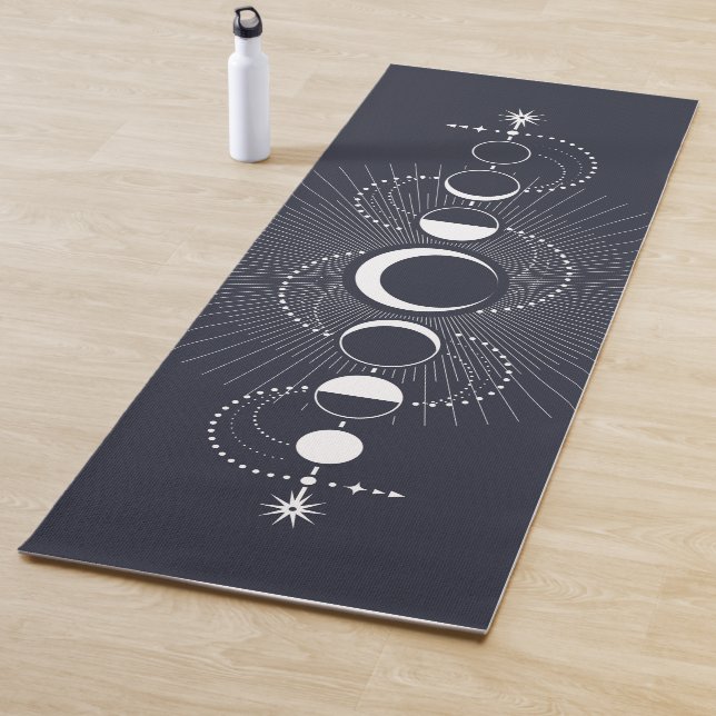 Mondfluktuationen Yogamatte (Beispiel)