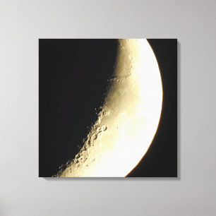 Mondfotografie Kunstleinwanddruck Leinwanddruck