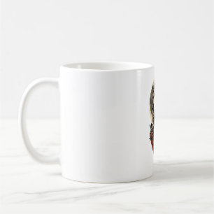 Mondgebundene Hüterin Sie des Wolfmondes Lunar Wol Kaffeetasse