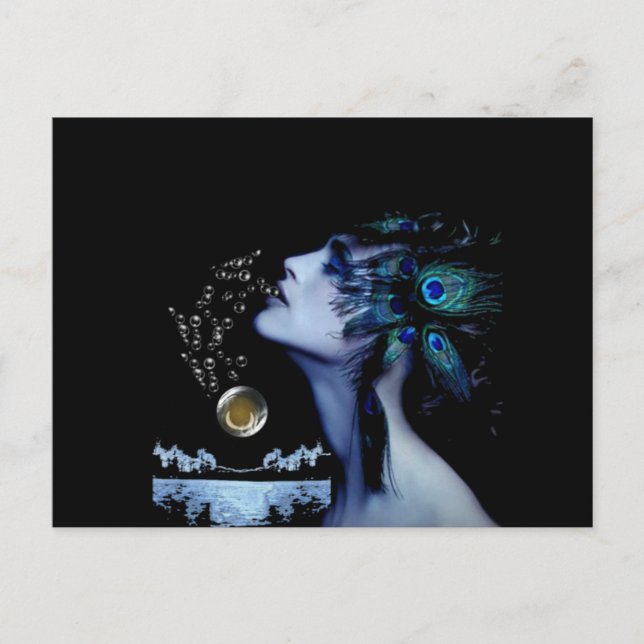 Mondgetränk Postkarte (Vorderseite)