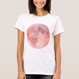 Mondgöttin Himmels Kunst – Sanfte Weibliche Energi T-Shirt