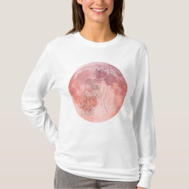 Mondgöttin Himmels Kunst – Sanfte Weibliche Energi T-Shirt