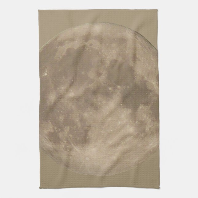 Mondhandtuch Vollmond-Dish Handtuch Dekoration (Vertikal)