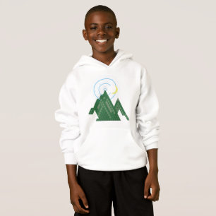 Mondhimmel im Gebirge Hoodie