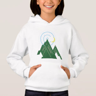 Mondhimmel im Gebirge Hoodie