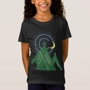 Mondhimmel im Gebirge T-Shirt