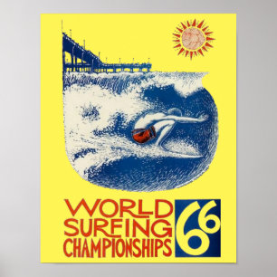 Mondial du surf Poster de Surf 66’
