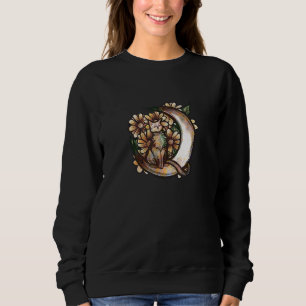 Mondkatze Mondkind Kätzchen 2 Sweatshirt