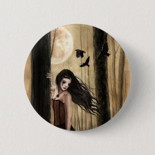 Mondlament-gotischer Knopf Button