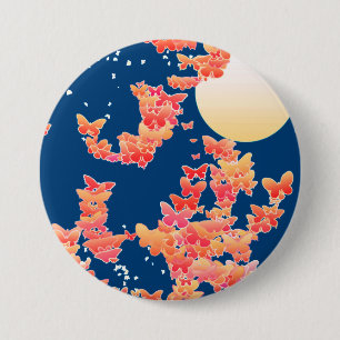 Mondlandschaft mit Schmetterlingen - Korallen, aqu Button