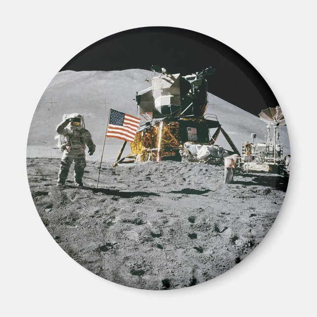 Mondlandung apollo 15 Mondmodul nasa 1971 Magnet (Vorne)
