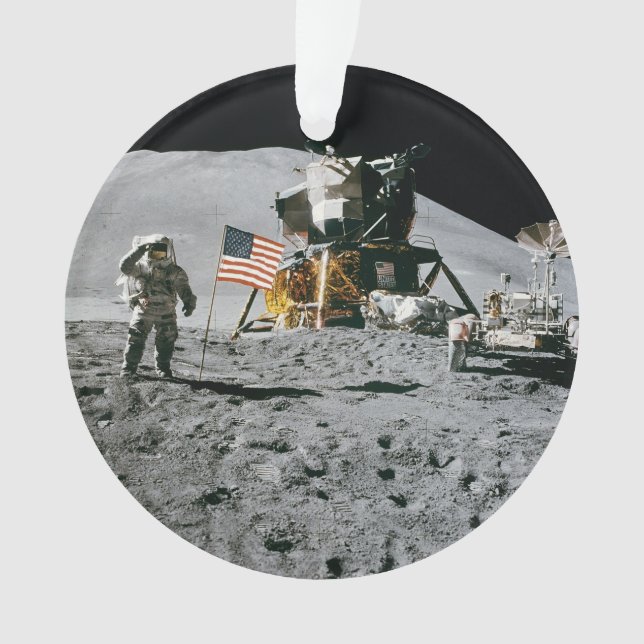 Mondlandung Apollo 15 Mondmodul Nasa 1971 Ornament (Vorderseite)