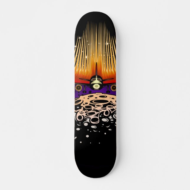 Mondlandung Skateboard (Vorne)