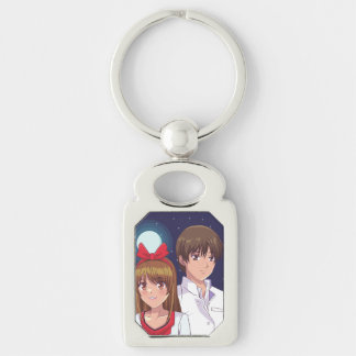 Mondlicht Anime Duo Illustration Schlüsselanhänger