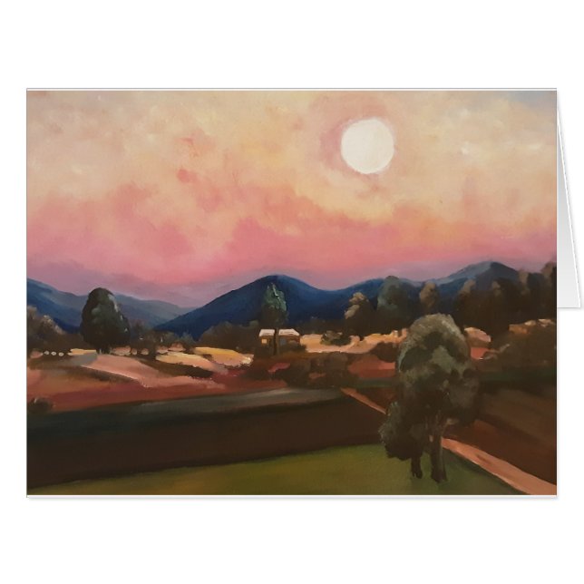 Mondlicht auf dem Land (Vorderseite (Horizontal))