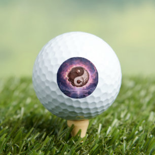 Mondlicht Balance – Yin Yang des ewigen Lichts. Golfball
