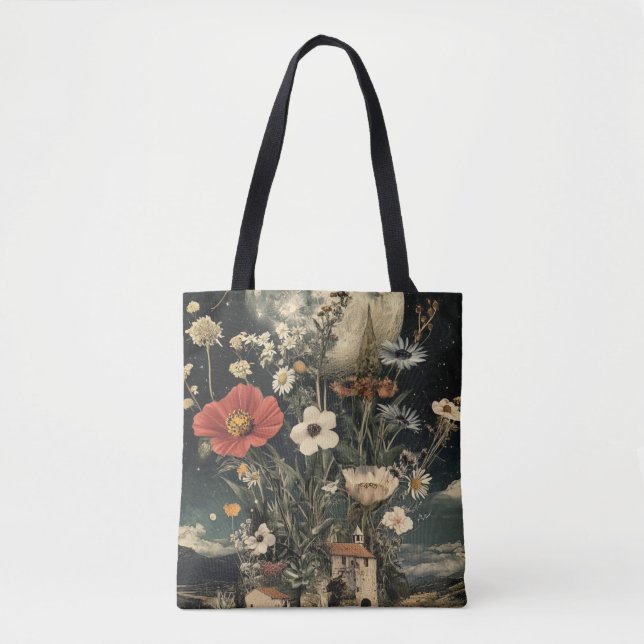 Mondlicht blüht über den rustikalen Charme Tasche (Vorderseite)