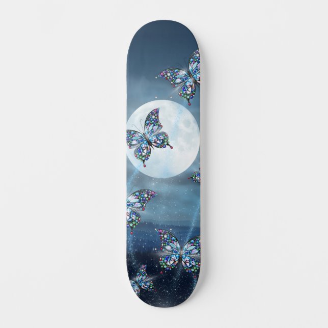 Mondlicht Flattern Skateboard (Vorderseite)