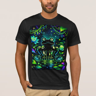 Mondlicht-Frosch im verzauberten Garten T-Shirt