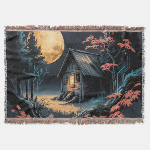 Mondlicht-Hütte Japanischer Wald Kunst (6) Decke
