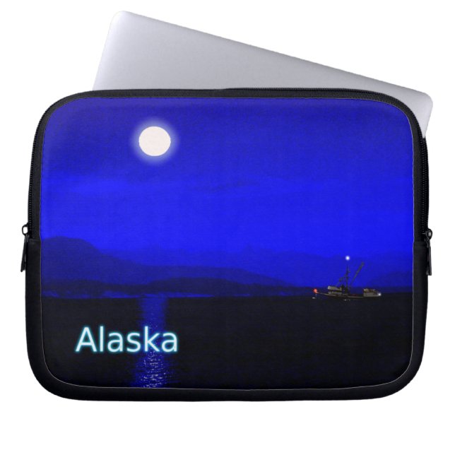 Mondlicht Laptopschutzhülle (Vorderseite)