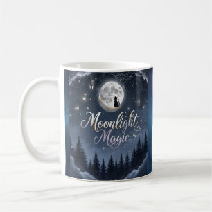Mondlicht-Magie – Verzaubertes Halloween-Tassendes Kaffeetasse