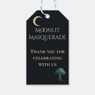 Mondlicht-Maskenball Elegante Geschenkkarte Geschenkanhänger