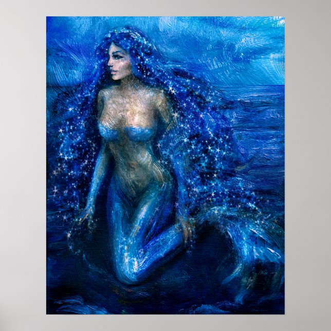 Mondlicht-Meerjungfrau 28 x 24-Wertplakat Poster (Vorne)
