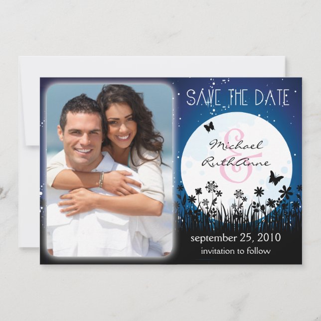 Mondlicht Save The Date (Vorderseite)