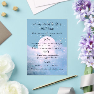 Mondlicht-Schimmer Atmosphärische Hochzeitskollekt Acryleinladungen