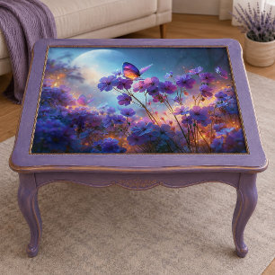 Mondlicht-Schmetterling-Blumenwiese-Decoupage Seidenpapier