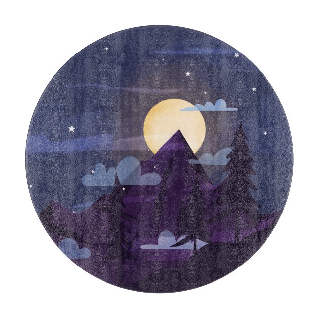 Mondlicht Schneidebrett (Vorderseite)