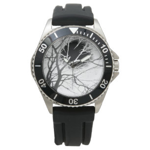 Mondlicht-Silhouette Armbanduhr