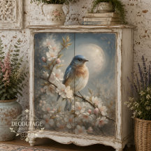 Mondlicht-Singvogel Blue Bird-Dekupierschnitt