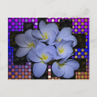 Mondlicht Stardus Plumeria Weave Postkarte