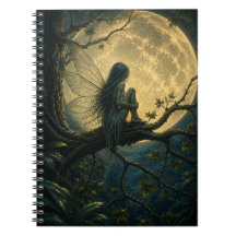 Mondlicht-Tropenwald-Feennotebook