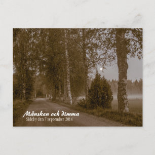 Mondlicht und Nebel CC0545 Sideby Ansichtskarte Postkarte