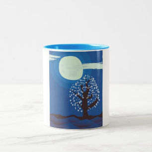 Mondlicht Zweifarbige Tasse