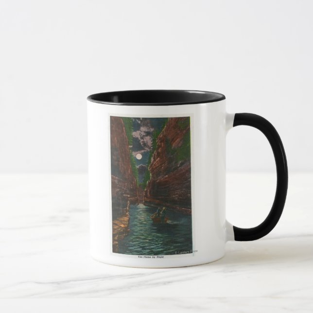 Mondlichtansicht des Flume Tasse (Rechts)