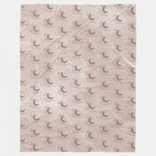 Mondlichter Fleecedecke (Vorderseite)
